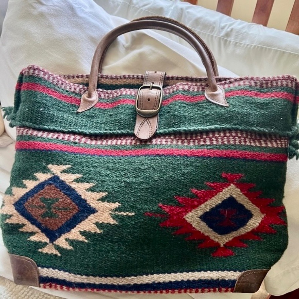 Wild West Blanket Tote  RaRe Color McFadin Sisters /Two Bar West One of a Kind